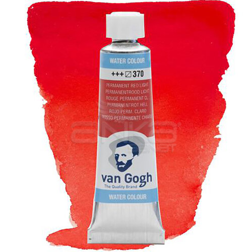 Van Gogh Tüp Sulu Boya 10ml Permanent Red Light 370 - 370 Permanent Red Light