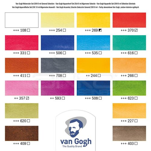 Van Gogh Tüp Sulu Boya Seti 20li 20820120