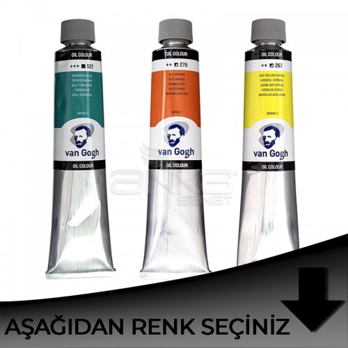 Van Gogh Yağlı Boya 200ml Siyah Tonlar