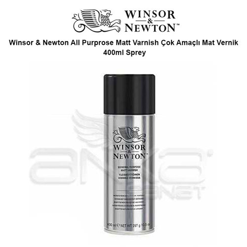 Winsor & Newton All Purprose Matt Varnish Çok Amaçlı Mat Vernik 400ml Sprey