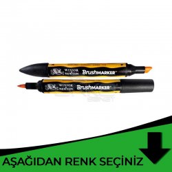 Winsor&Newton - Winsor & Newton Brush Marker Yeşil Tonlar