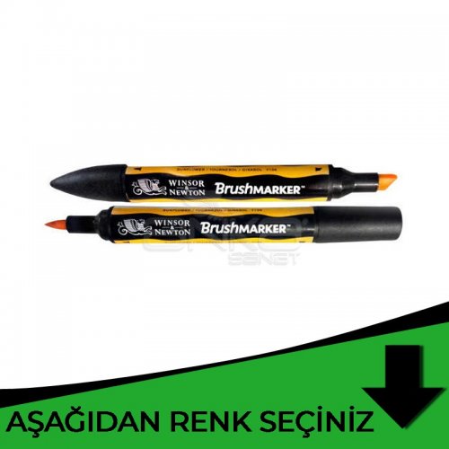 Winsor & Newton Brush Marker Yeşil Tonlar