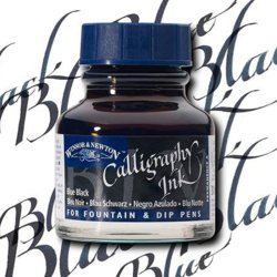 Marabu - Winsor & Newton Calligraphy Mürekkebi 30ml Blue Black 034