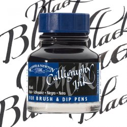 Winsor&Newton - Winsor & Newton Calligraphy Mürekkebi 30ml Matt Black 30