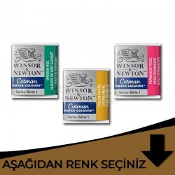 Winsor&Newton - Winsor & Newton Cotman Sulu Boya 1/2 Tablet Kahverengi Tonlar