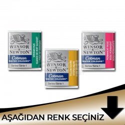 Winsor&Newton - Winsor & Newton Cotman Sulu Boya 1/2 Tablet Metalik Tonlar