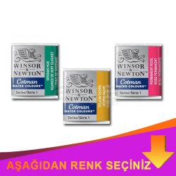 Winsor&Newton - Winsor & Newton Cotman Sulu Boya 1/2 Tablet İndirimli Renkler