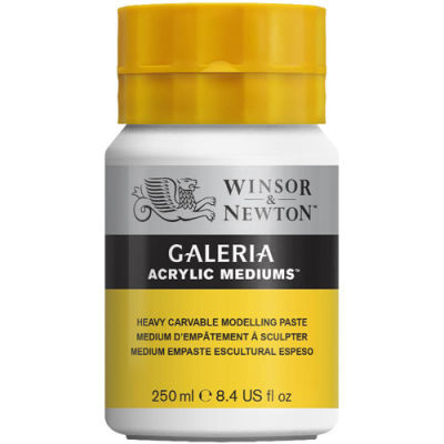 Winsor & Newton Galeria Acrylic Mediums Heavy Carvable Modelling Paste 250ml