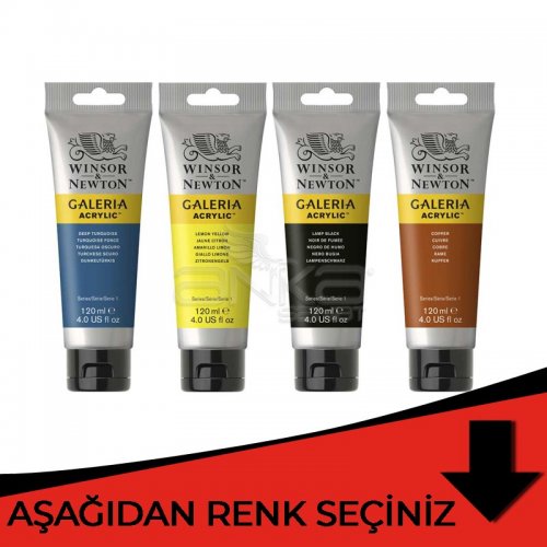 Winsor & Newton Galeria Akrilik Boya 120ml Kırmızı Tonlar