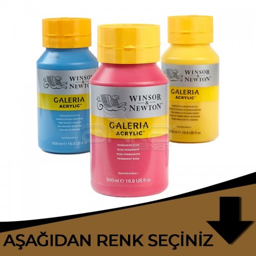 Winsor & Newton Galeria Akrilik Boya 500ml Kahverengi Tonlar