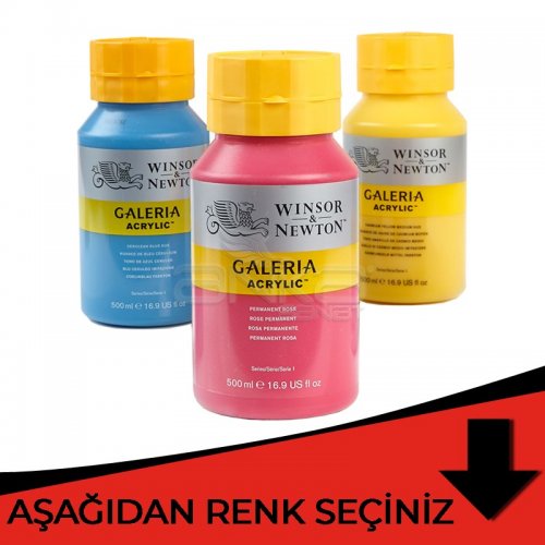 Winsor & Newton Galeria Akrilik Boya 500ml Kırmızı Tonlar