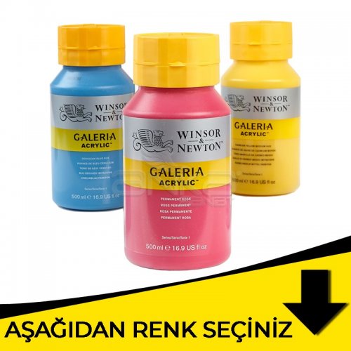 Winsor & Newton Galeria Akrilik Boya 500ml Sarı Tonlar