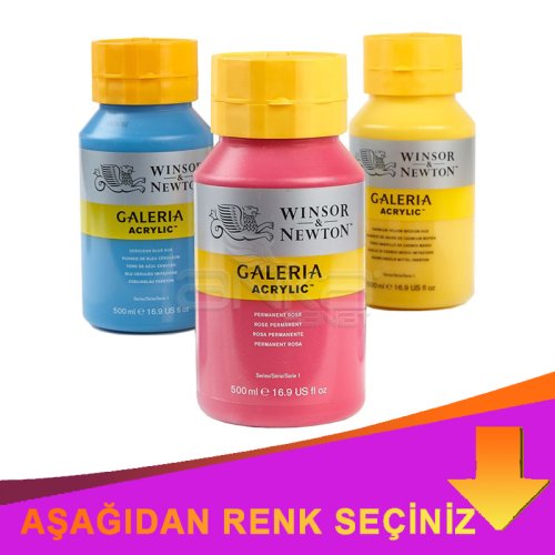 Winsor & Newton Galeria Akrilik Boya 500ml İndirimli Renkler