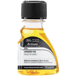 Winsor&Newton - Winsor & Newton Linseed Oil Keten Yağı 75ml (1)