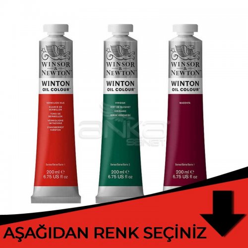 Winsor & Newton Winton Yağlı Boya 200ml Kırmızı Tonlar