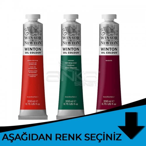 Winsor & Newton Winton Yağlı Boya 200ml Mavi Tonlar