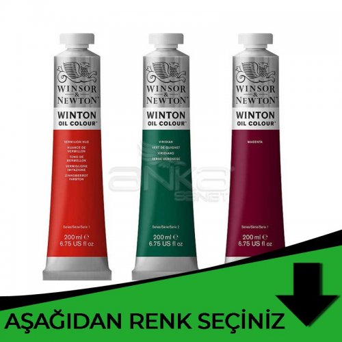 Winsor & Newton Winton Yağlı Boya 200ml Yeşil Tonlar