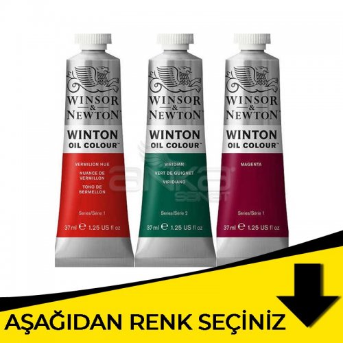 Winsor & Newton Winton Yağlı Boya 37ml Sarı Tonlar