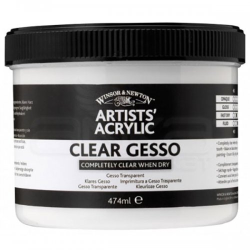 Winsor & Newton Artists Acrylic Clear Gesso 450ml