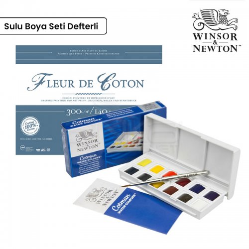 Winsor & Newton Cotman Sketchers Sulu Boya Seti Defterli S-1