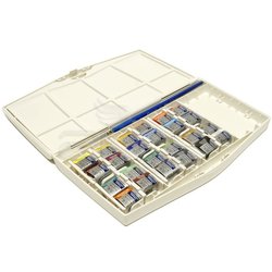 Winsor & Newton Cotman Painting Plus Sulu Boya 24lü+Defter 26x36cm - Thumbnail