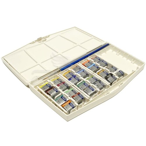 Winsor & Newton Cotman Painting Plus Sulu Boya 24lü+Defter 26x36cm