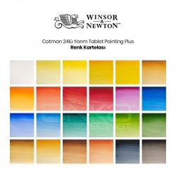 Winsor & Newton Cotman Sulu Boya 24lü Yarım Tablet Painting Plus - Thumbnail