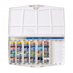 Winsor & Newton Cotman Sulu Boya 24lü Yarım Tablet Painting Plus - Thumbnail