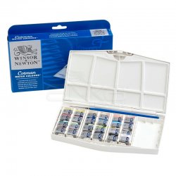 Winsor & Newton Cotman Sulu Boya 24lü Yarım Tablet Painting Plus - Thumbnail