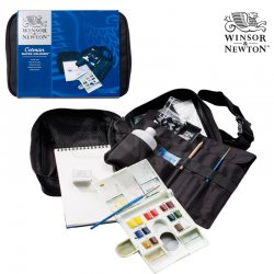 Winsor&Newton - Winsor & Newton Cotman Sulu Boya Çantalı Seyahat Seti