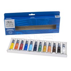 Winsor&Newton - Winsor & Newton Cotman Tüp Sulu Boya 12li Tüp (1)