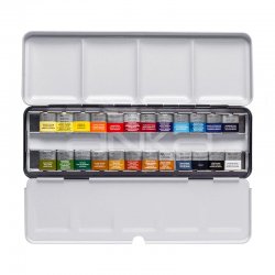 Winsor & Newton Professional Sulu Boya 24lü Yarım Tablet - Thumbnail