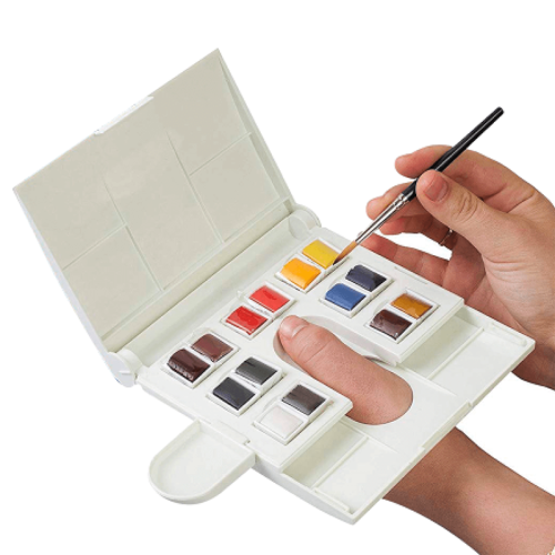 Winsor & Newton Professional Watercolour 14 Renk - Yarım Tablet Artist Quality