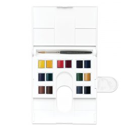 Winsor&Newton - Winsor & Newton Professional Watercolour 14 Renk - Yarım Tablet Artist Quality