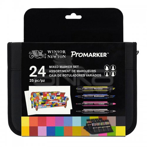 Winsor & Newton Promarker 24lü Mixed Set