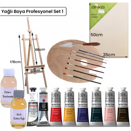 Yağlı Boya Profesyonel Set 1