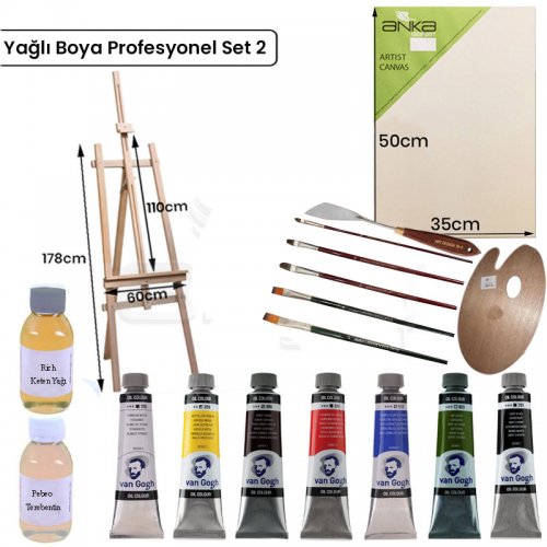 Yağlı Boya Profesyonel Set 2