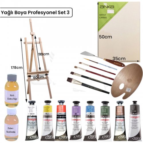 Yağlı Boya Profesyonel Set 3