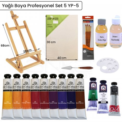 Yağlı Boya Profesyonel Set 5 YBP-5