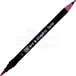 Zig - Zig Art & Graphic Twin Marker TUT-80 22 Dark Pink (1)