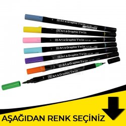 Zig - Zig Art & Graphic Twin Marker TUT-80 Sarı Tonlar