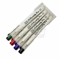 Zig - Zig Calligraphy Pen 1.0 Renkli 4lü Set