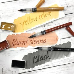 Zig Cambio Tambien Medium Brush Tip Fırça Uçlu Kalem 6lı Set - Thumbnail