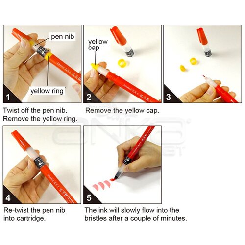 Zig Cambio Tambien Medium Brush Tip Fırça Uçlu Kalem