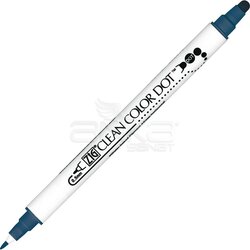 Zig - Zig Clean Color Dot Çift Uçlu Marker Kalem Denım-034