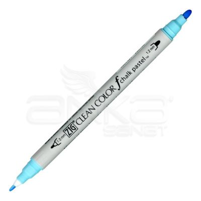 Zig Clean Color f Chalk Pastel Çift Uçlu Marker Kalem Blue 030