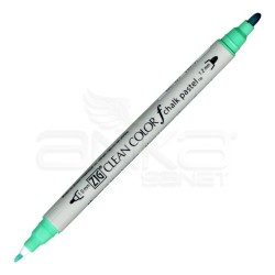 Zig - Zig Clean Color f Chalk Pastel Çift Uçlu Marker Kalem Green 040