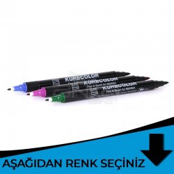 Zig - Zig Kurecolor Fine & Brush for Manga Çizim Kalemi CNKC-2200 Mavi Tonlar