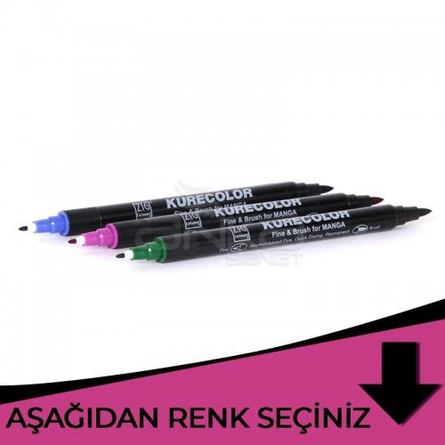 Zig Kurecolor Fine & Brush for Manga Çizim Kalemi CNKC-2200 Pembe Tonlar