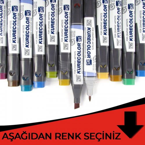 Zig Kurecolor KC3000 Twin S Marker Kırmızı Tonlar